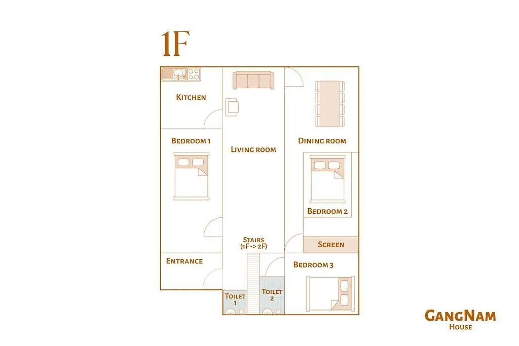 5Br Family House, Near Gangnam, Coex 17Min, Private House Villa Seoul 0*,  South Korea